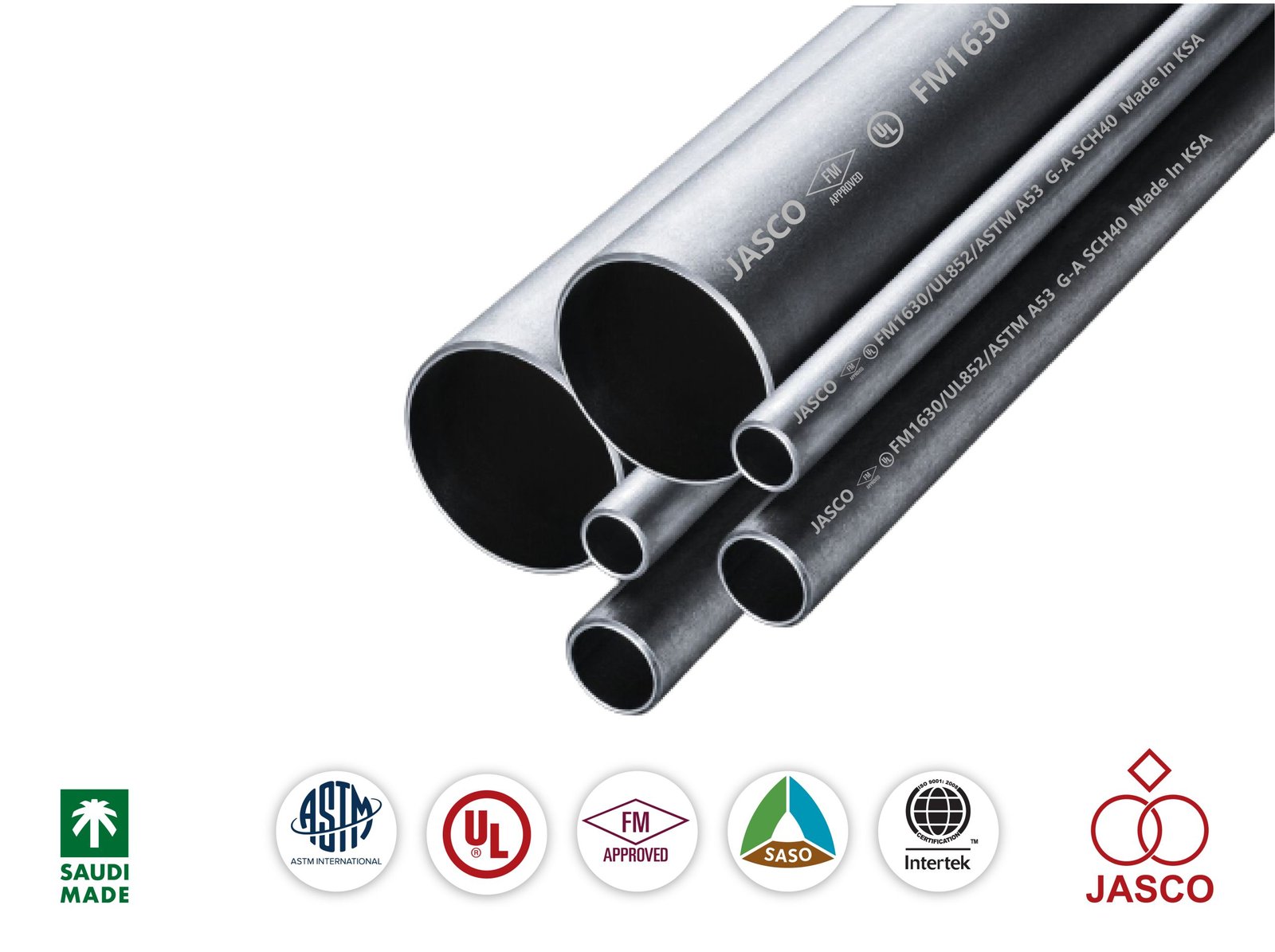 PIPE ERW CS S40 ASTM A53 JASCO 3 sch40